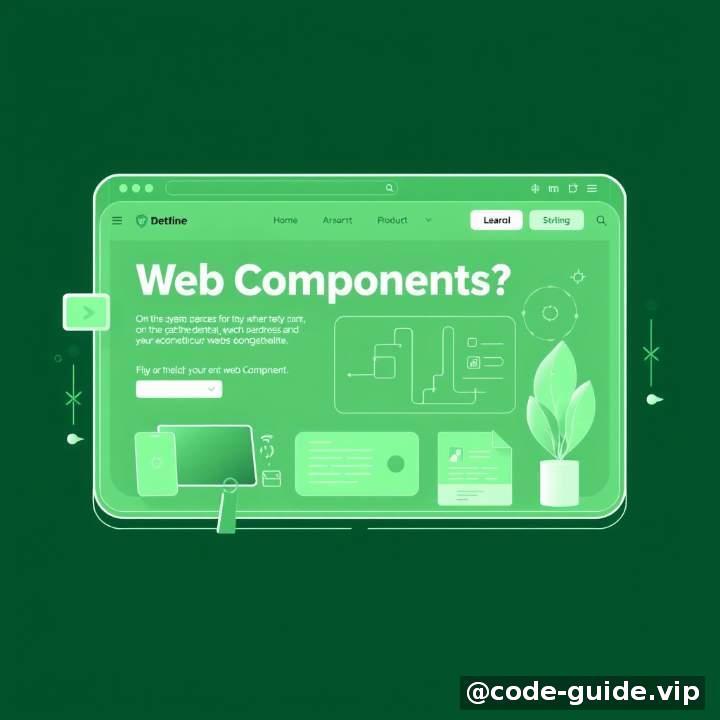 解决方案：选择 Web Components 的理由