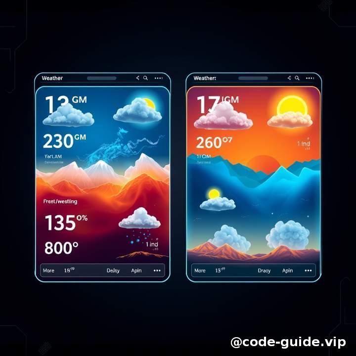 实战项目：做一个带有两种样式的“天气卡片”